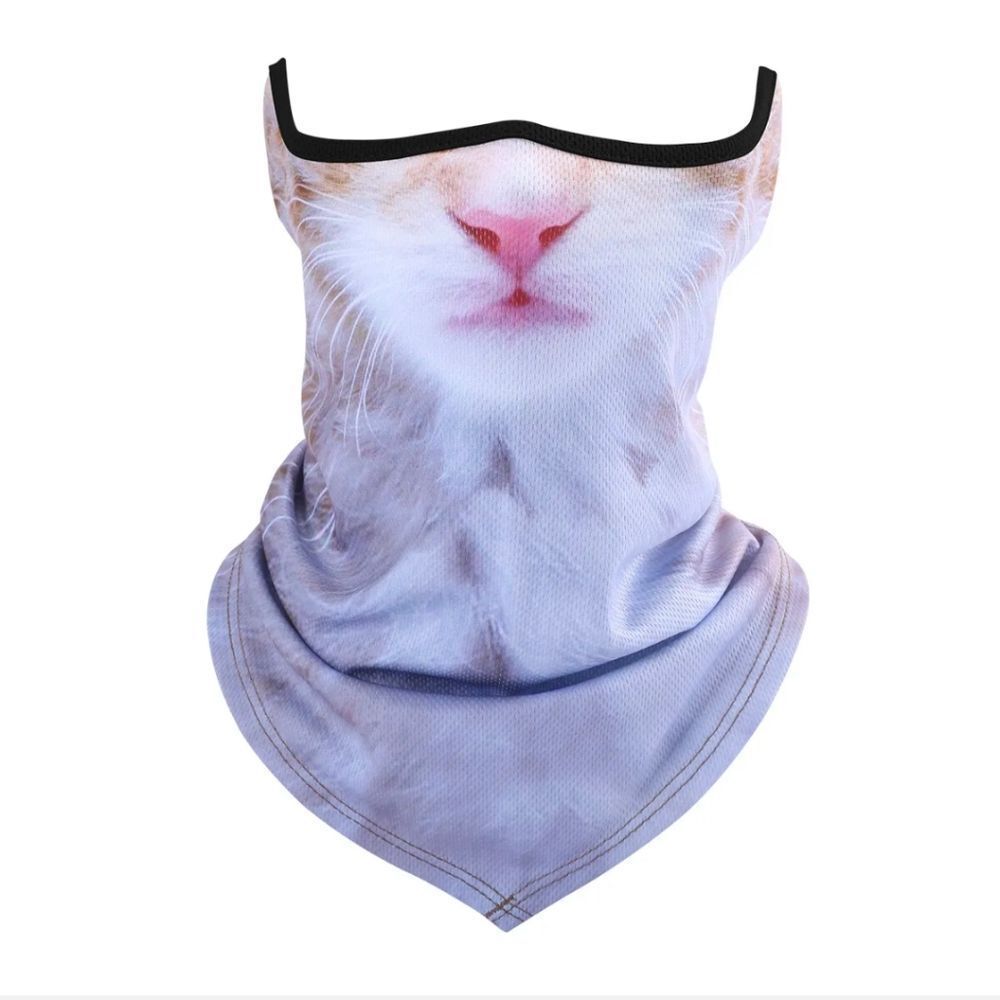 Half Face Mask Motorcycle Cycling Halloween UV Protection Balaclava Neck Scarf